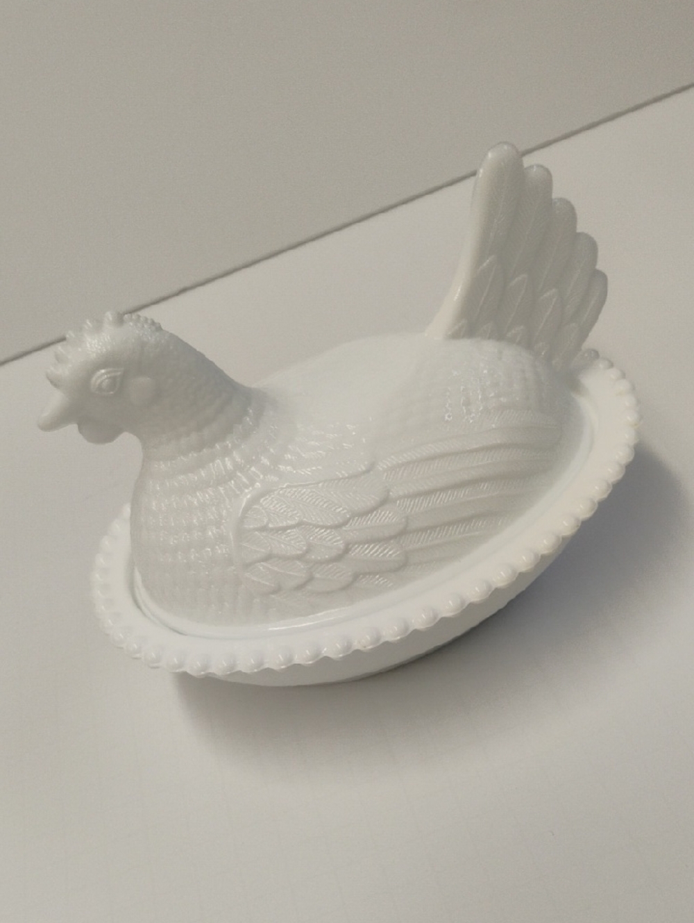 Indiana Milk Glass HON